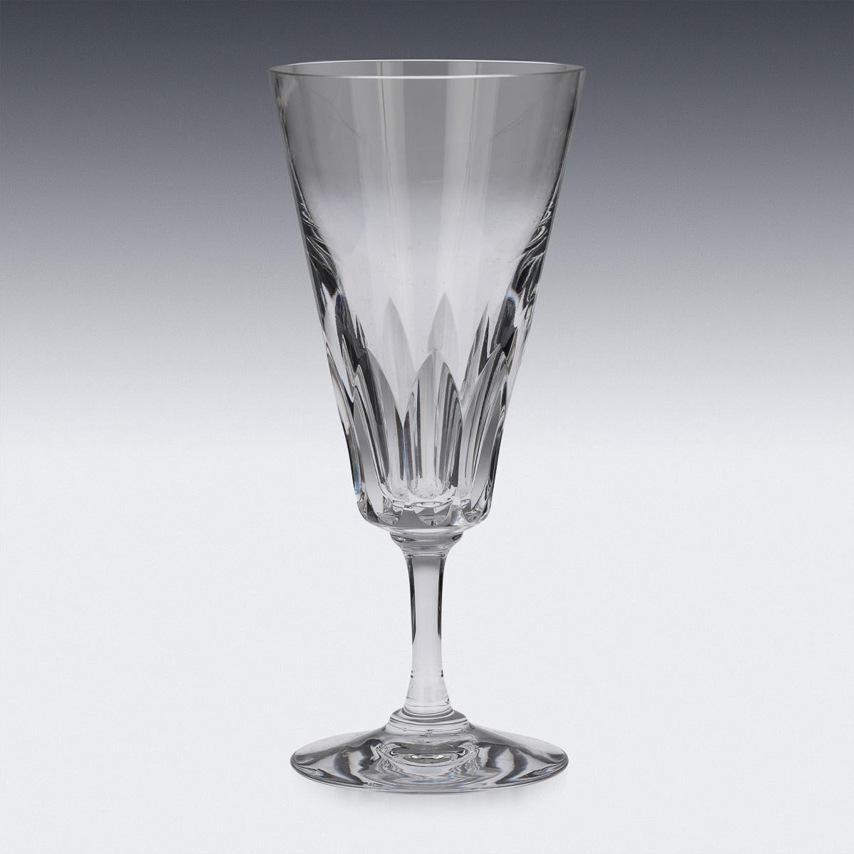 Complete Set Of 36 Drinking Glasses By Baccarat, France, c.1960 11