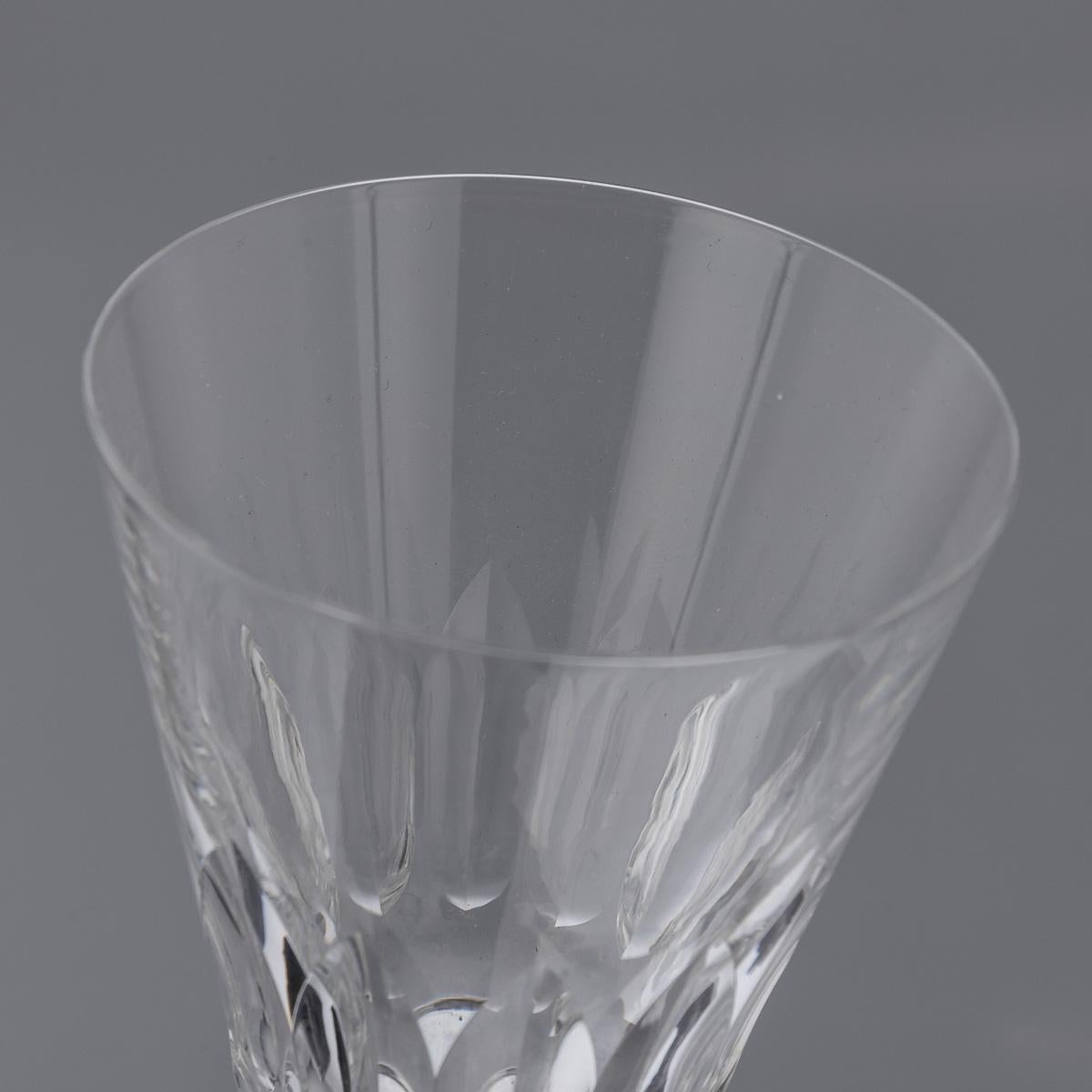20th Century Complete Set Of 36 Drinking Glasses By Baccarat, France, c.1960