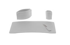 Lot complet de 4 accessoires de bureau BRANDO (4 pièces).