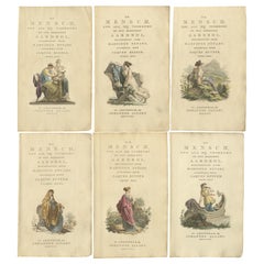 Vollständiger Satz von 6 handkolorierten Titelblättern, Stuart & Kuyper, Amsterdam 1802-07 Vollständiger Satz von 6 handkolorierten Titelblättern, Stuart & Kuyper, Amsterdam 1802-07