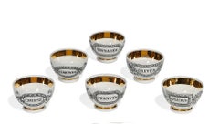 Complete Set of Ceramic "Stuzzichini" Barware Appetizer Bowls