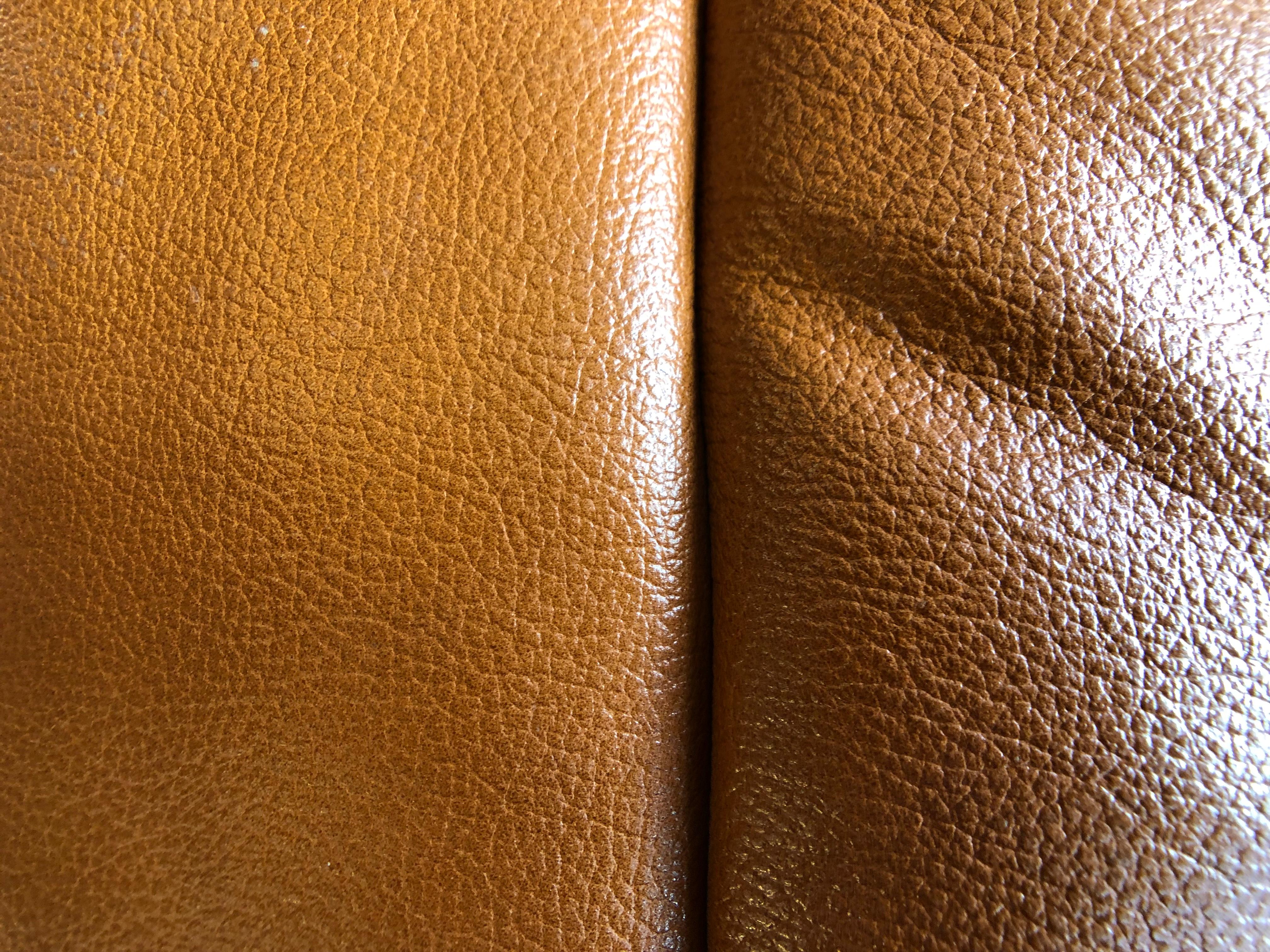 Complete Set of Cognac Leather “Togo” for Ligne Roset by Michel Dilucaroy 2