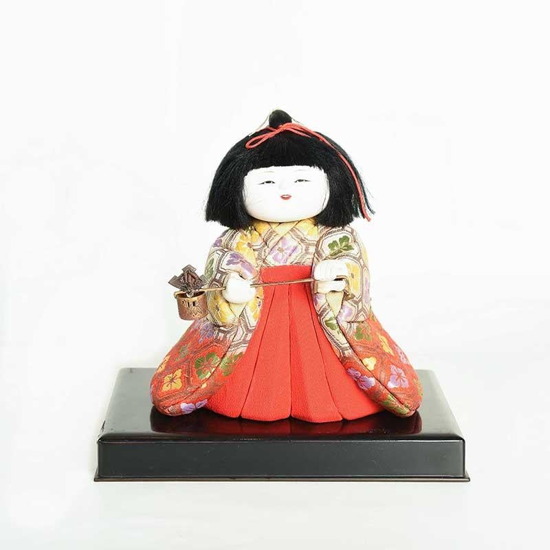 Hand-Crafted Complete Set of Fifteen Japanese Hinaningyo Dolls  For Sale