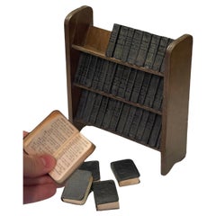 Vintage Complete Set of Shakespeare's Works Printed in Miniature Books