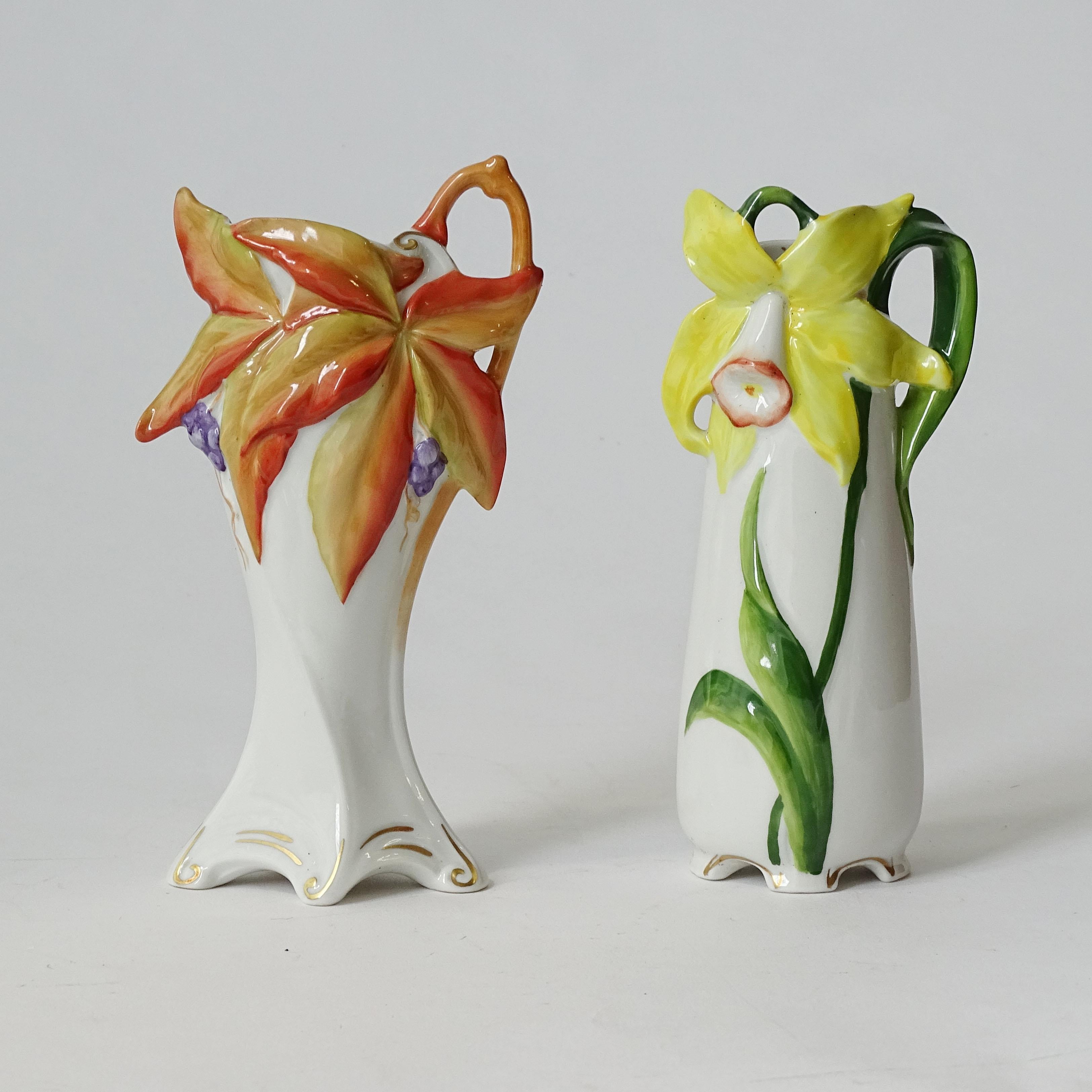 Mid-20th Century Complete Set of Six Different Flowers Soli-Flor Vases by Scheibe - Alsbach