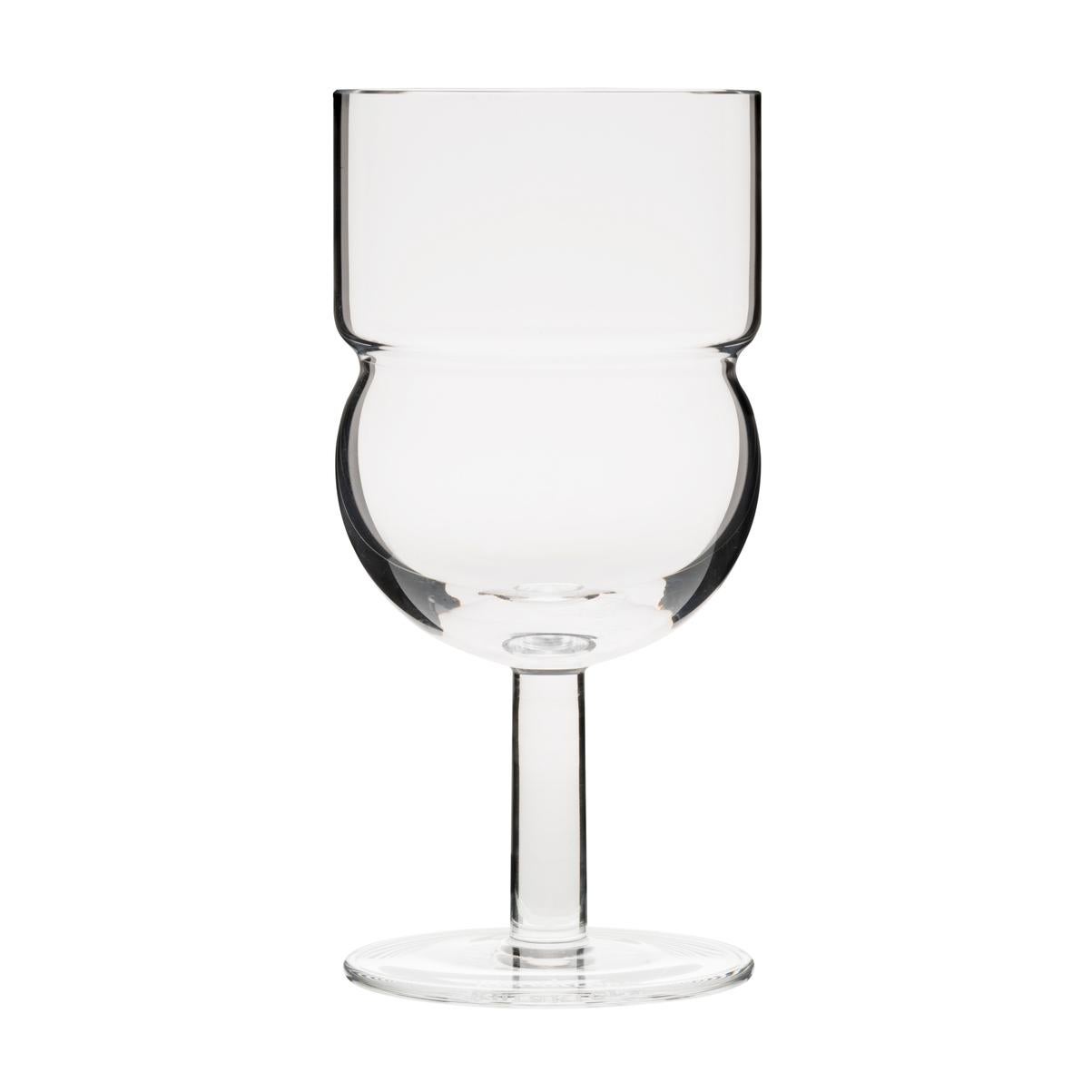 Complete Set of Thirty-Six Joe Colombo 'Sferico' Glass Tableware by Karakter For Sale 13
