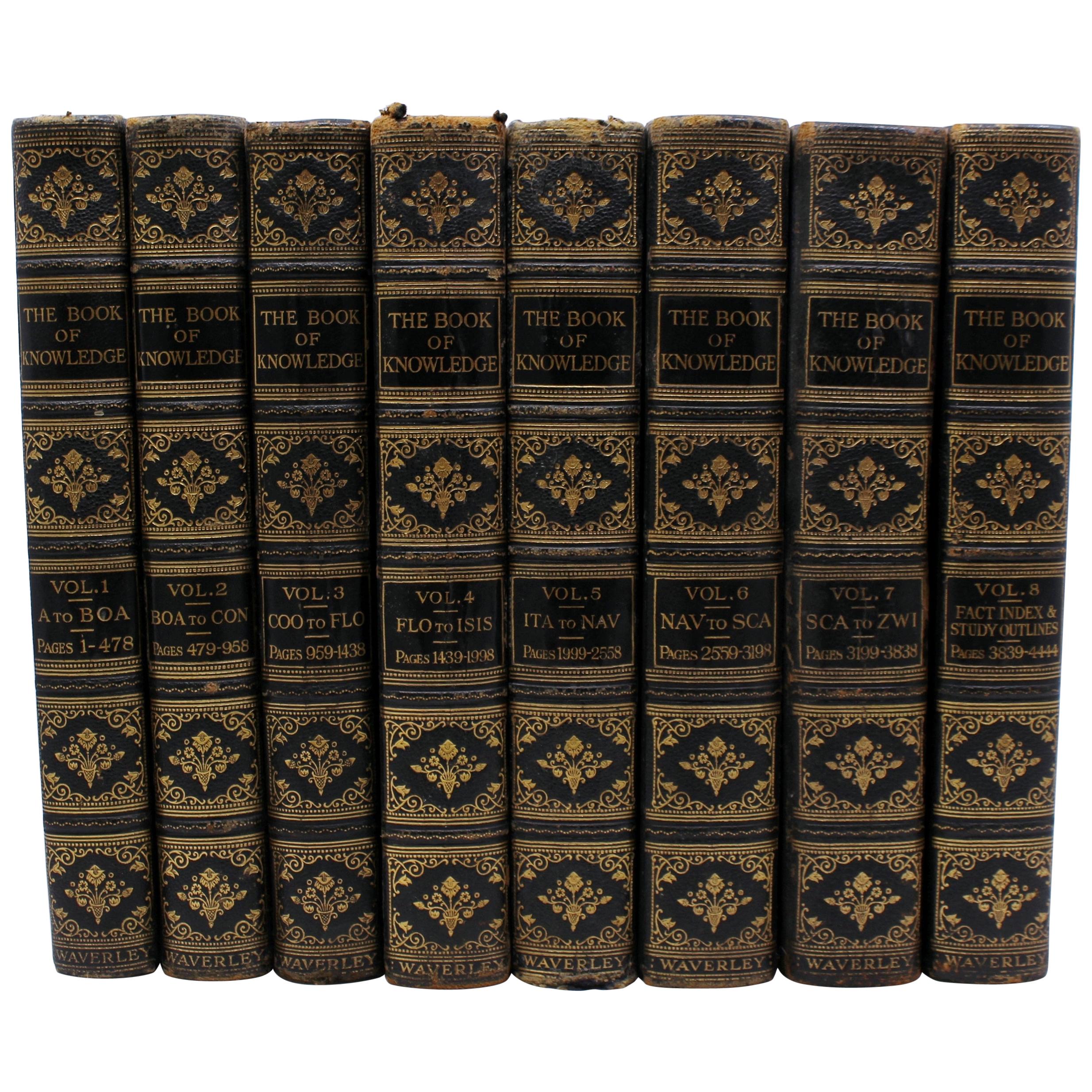 Complete Set The Book of Knowledge Harold F. B. Wheeler Waverley, circa 1935 For Sale