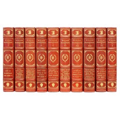 Complete Works & Life of Shakespeare, 10 Vols., in a Fine Leather Binding, 1909