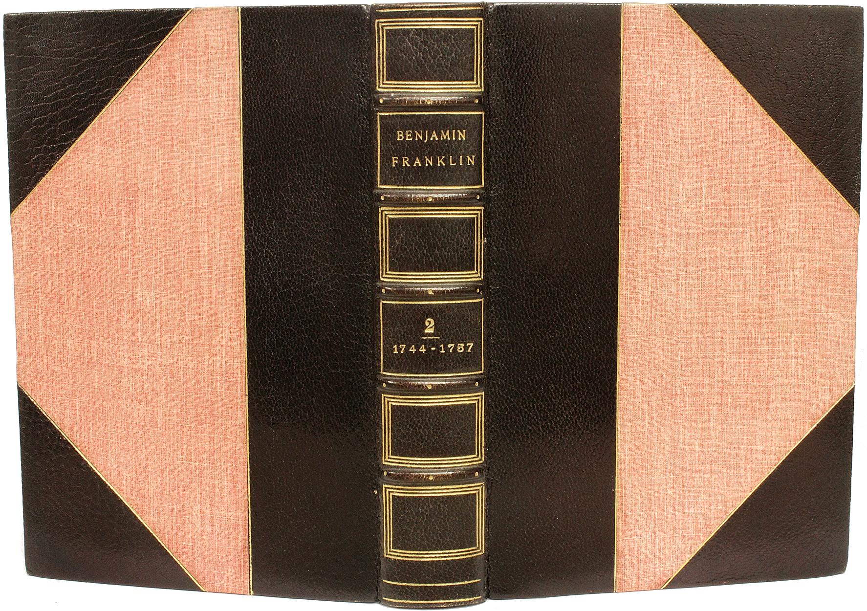 Américain Œuvres complètes de Benjamin Franklin. Édition LETTER-PRESSION. 10 VOLUMES - 1887 en vente