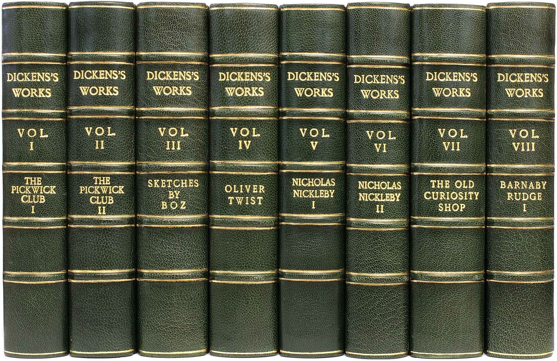 Complete Works Of Charles Dickens. 32 VOLUMES - STANDARED LIBRARY ...
