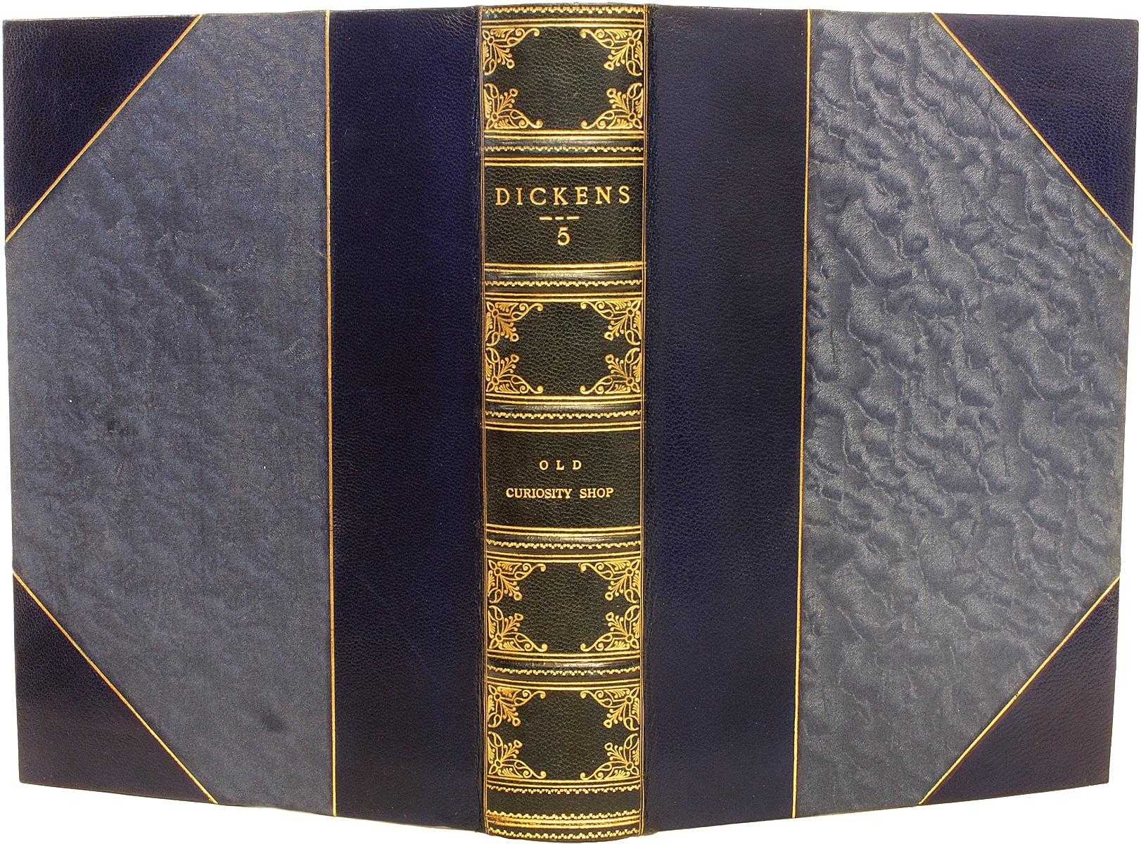 Early 20th Century Complete Works of Charles Dickens National Library Edition 20 Vols Leather Bound