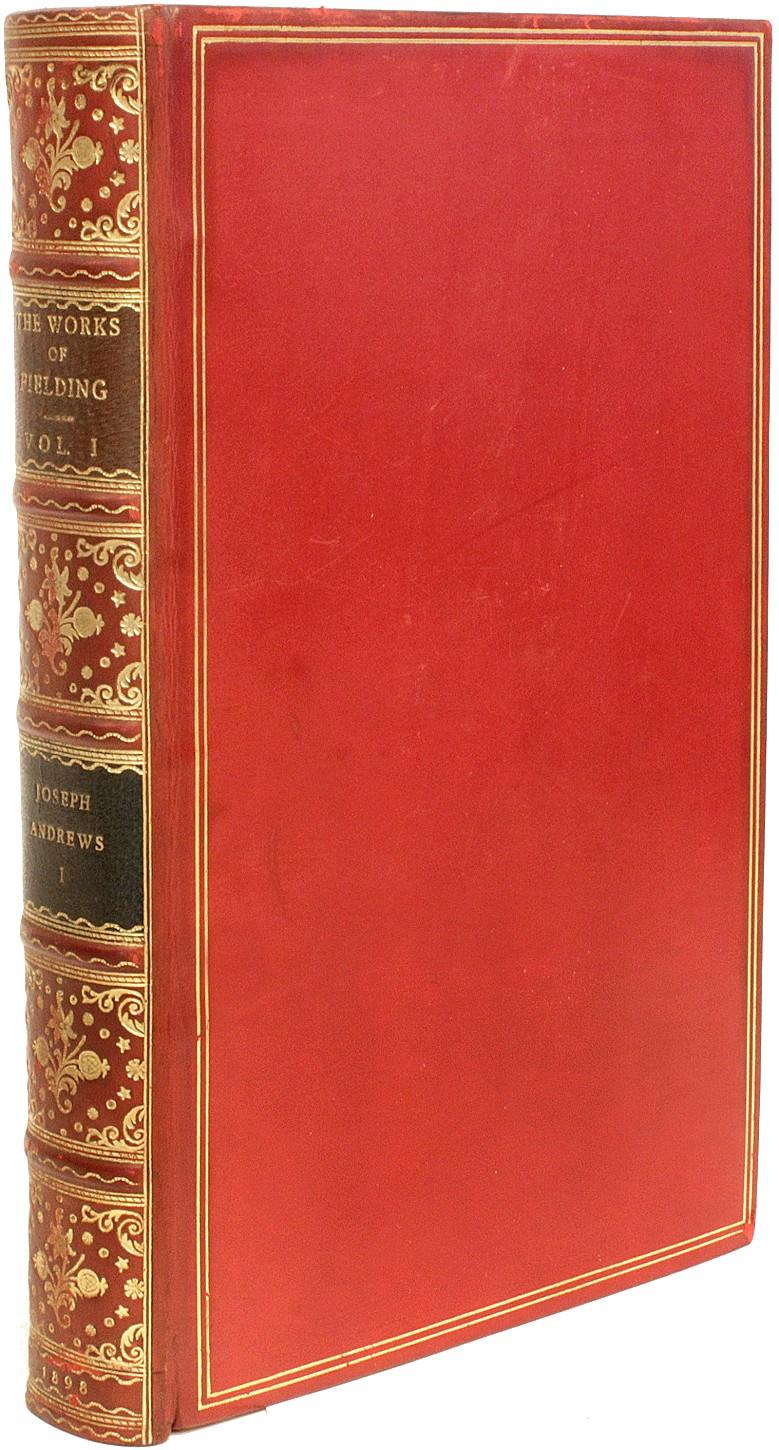 Complete Works of Henry Fielding, 12 Vols., in a Fine Full Leather Binding! In Good Condition For Sale In Hillsborough, NJ