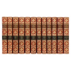 Complete Works of Henry Fielding, 12 Vols., in a Fine Full Leather Binding!