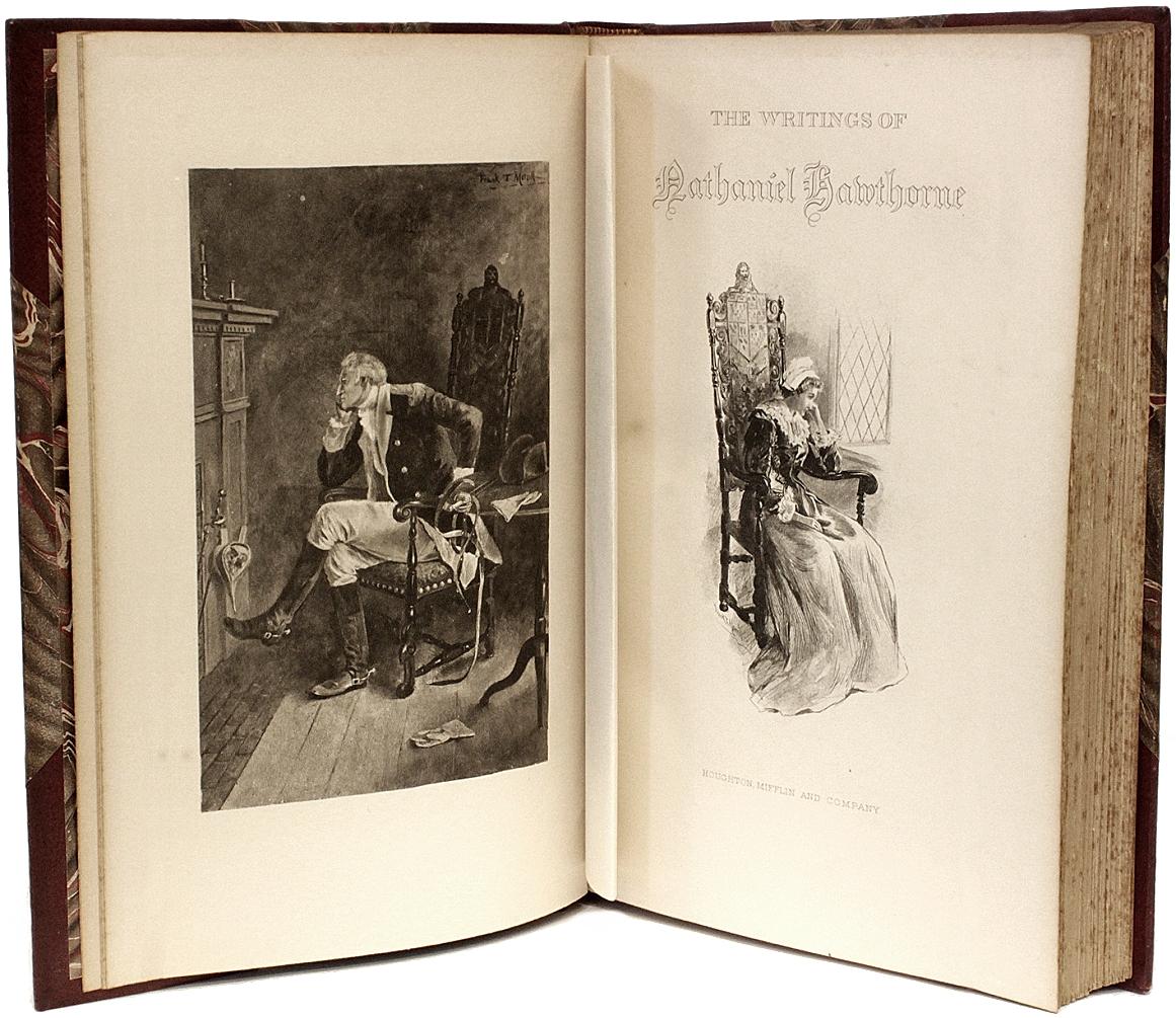 American Complete Works of Nathaniel Hawthorne, 22 Volumes., Old Manse Edition For Sale