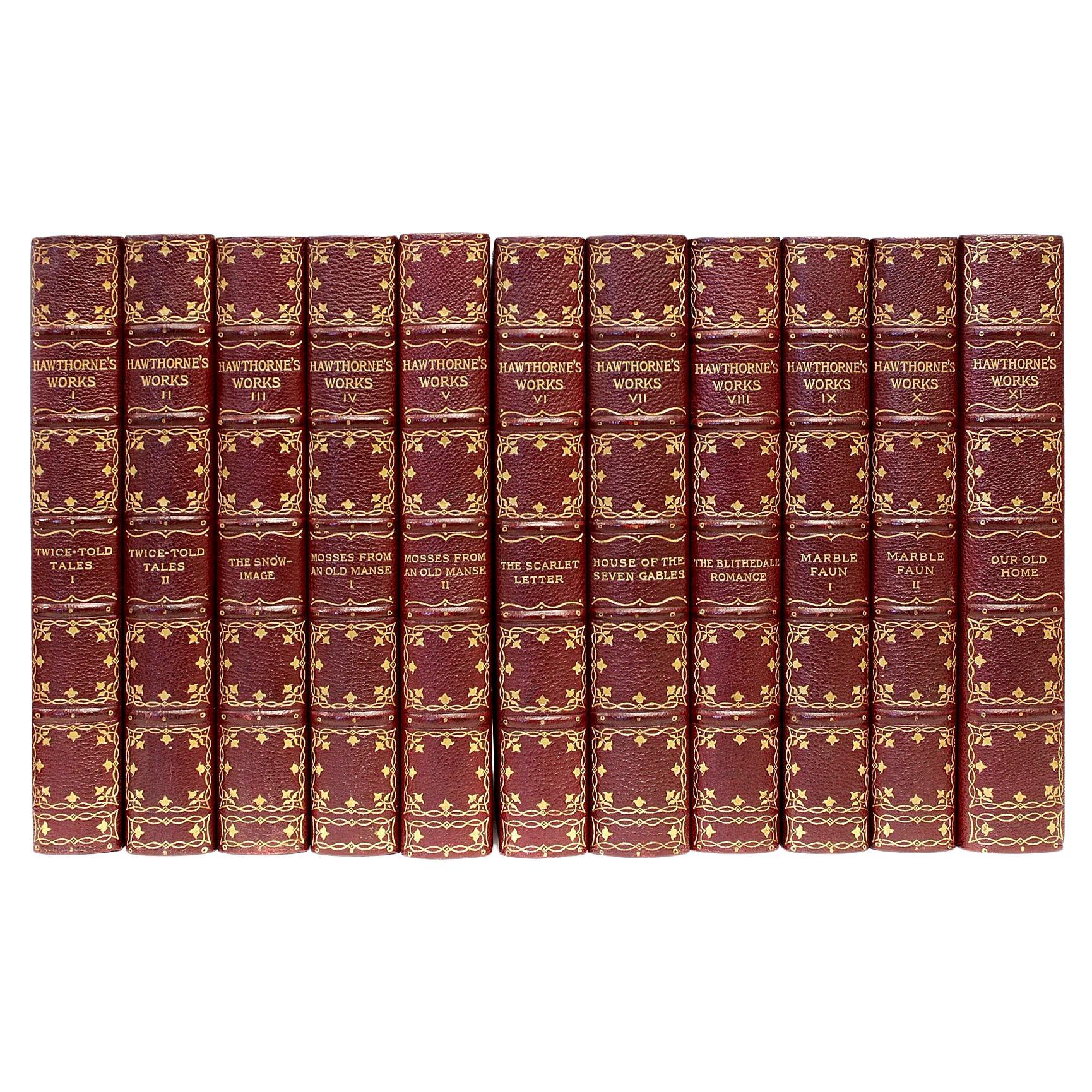 Complete Works of Nathaniel Hawthorne, 22 Volumes., Old Manse Edition For Sale