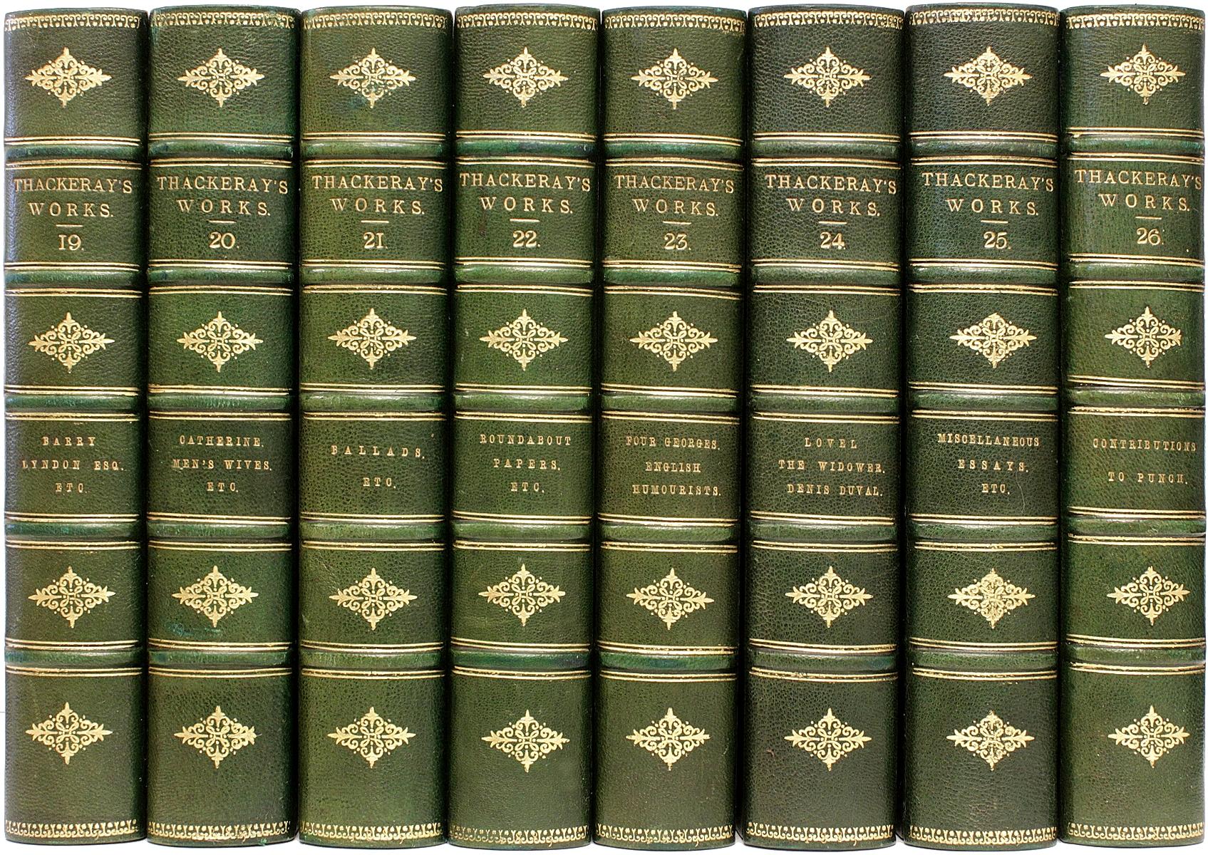 Complete Works of William Thackeray, 26 Vols, in a Fine Leather Binding 2