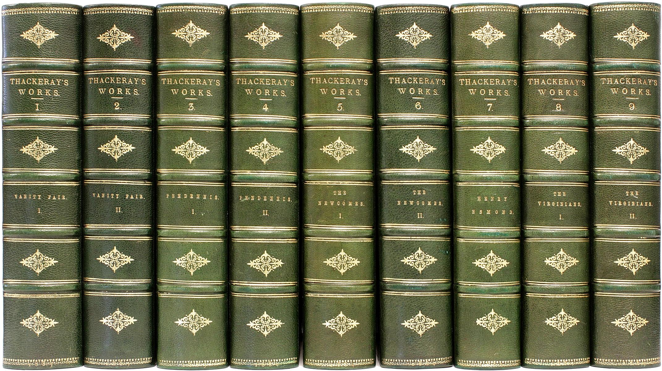 Complete Works of William Thackeray, 26 Vols, in a Fine Leather Binding 4
