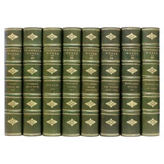 Complete Works of William Thackeray, 26 Vols, in a Fine Leather Binding