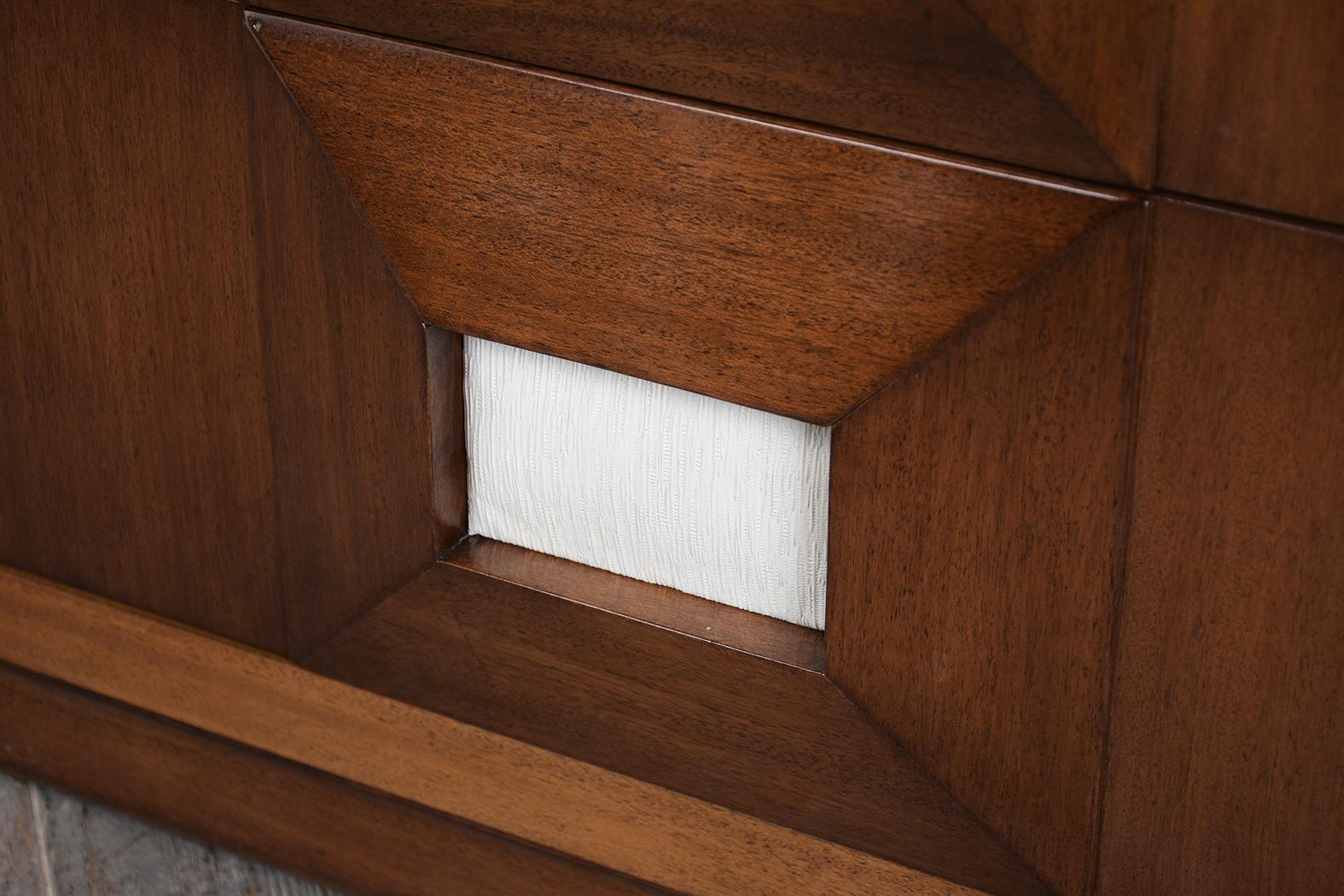 Amsterdam School Restored 1950s Dresser by Paul Laszló for Brown Saltman