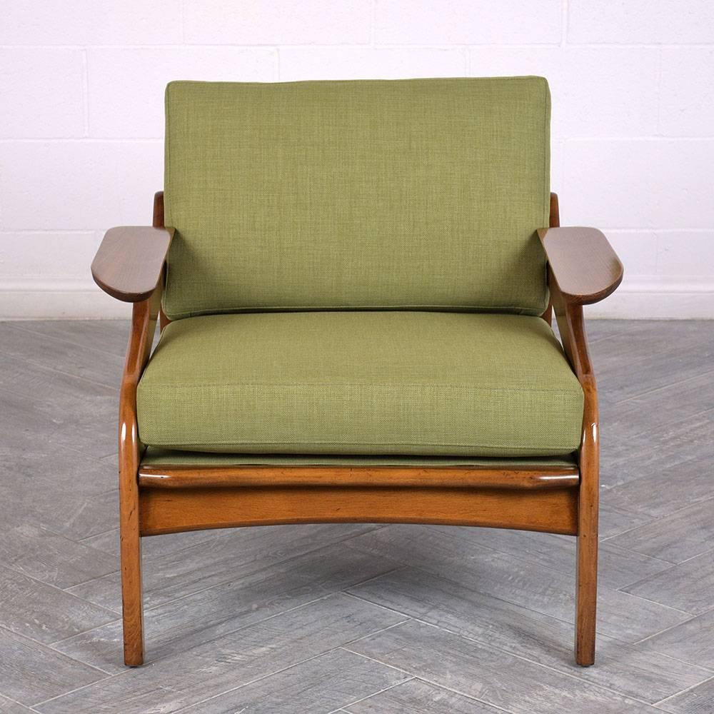 Completely Restored Adrian Pearsall Lounge Chair In Excellent Condition In Los Angeles, CA