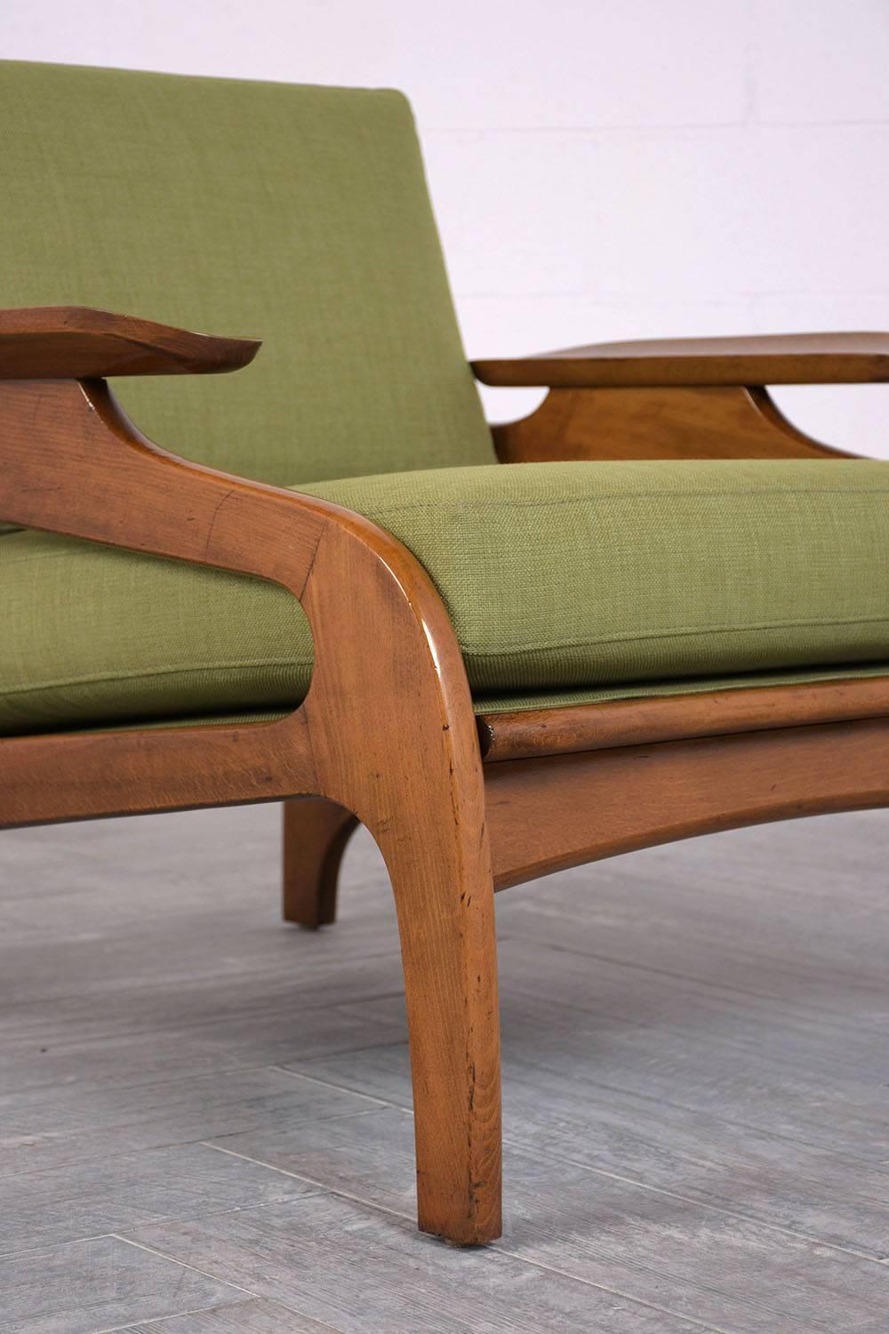 Walnut Completely Restored Adrian Pearsall Lounge Chair