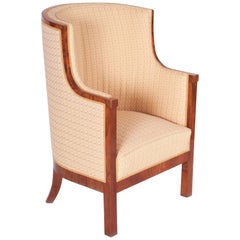Completely Restored Biedermeier Walnut Armchair from Germany, 1820-1829