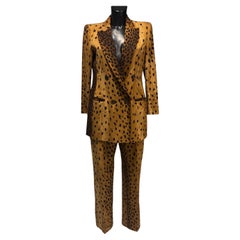 Completo animalier Moschino Couture anni 90