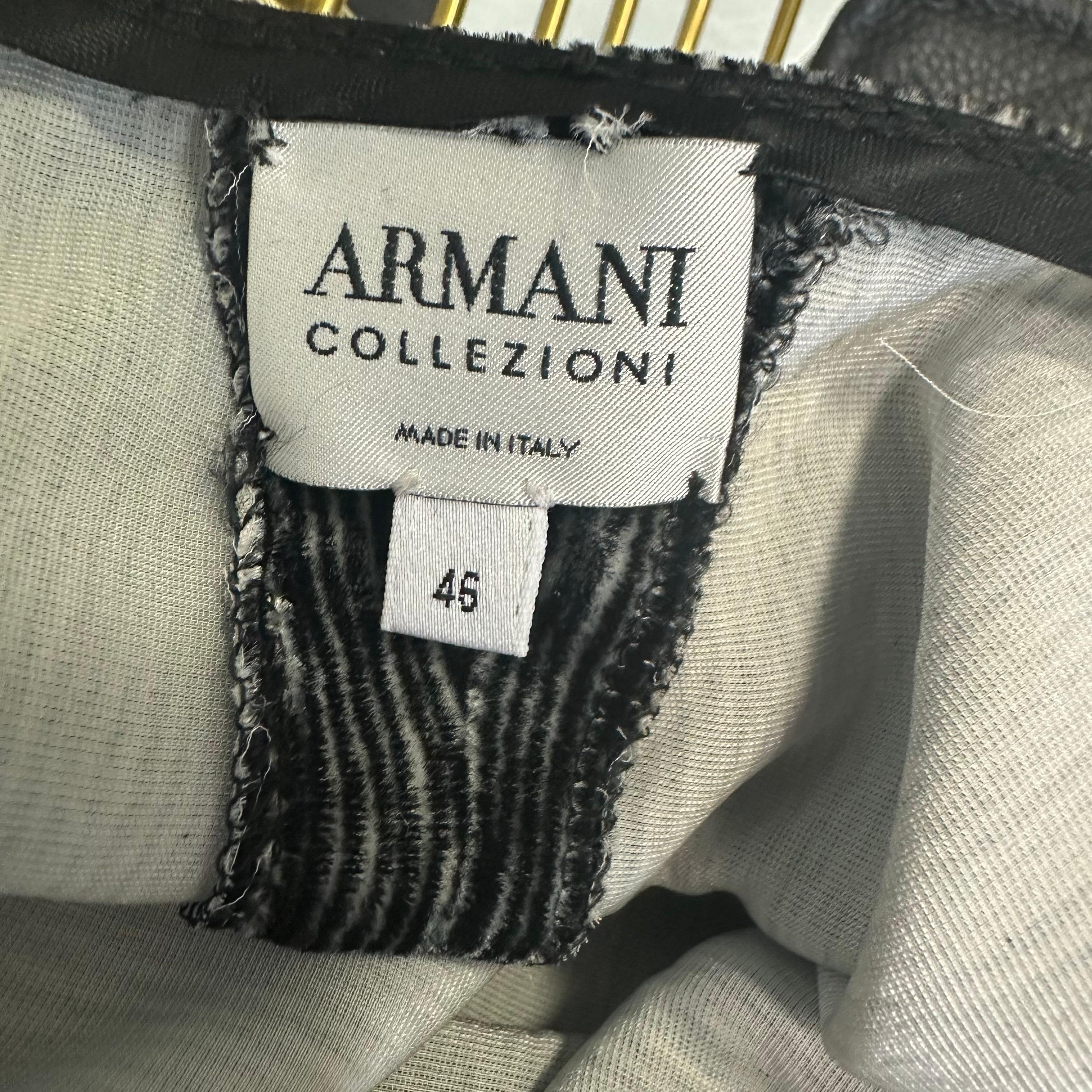 Completo Armani giacca e pantalone anni 2000 in velluto  For Sale 10