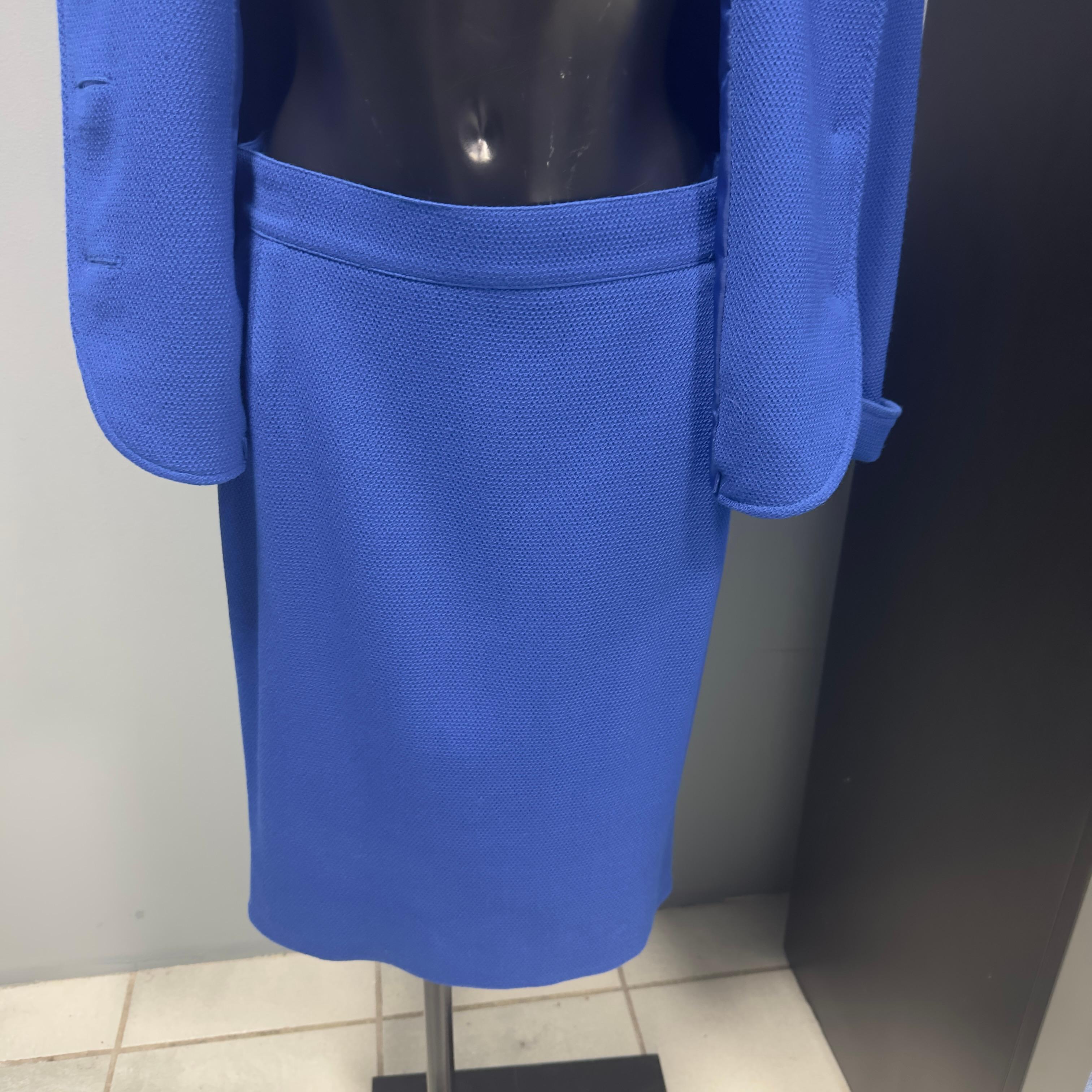 Genny 80's wool suit For Sale 7