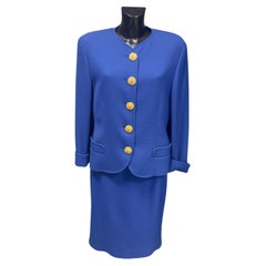 Costume en laine Genny 80s
