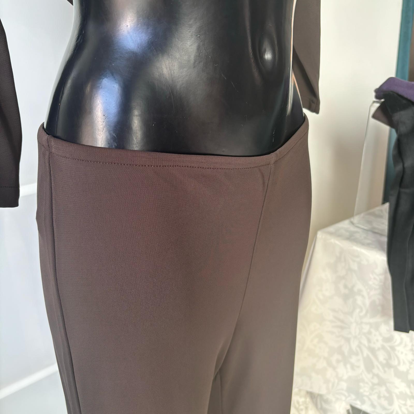 Costume brun Max Mara en excellent état en vente 2