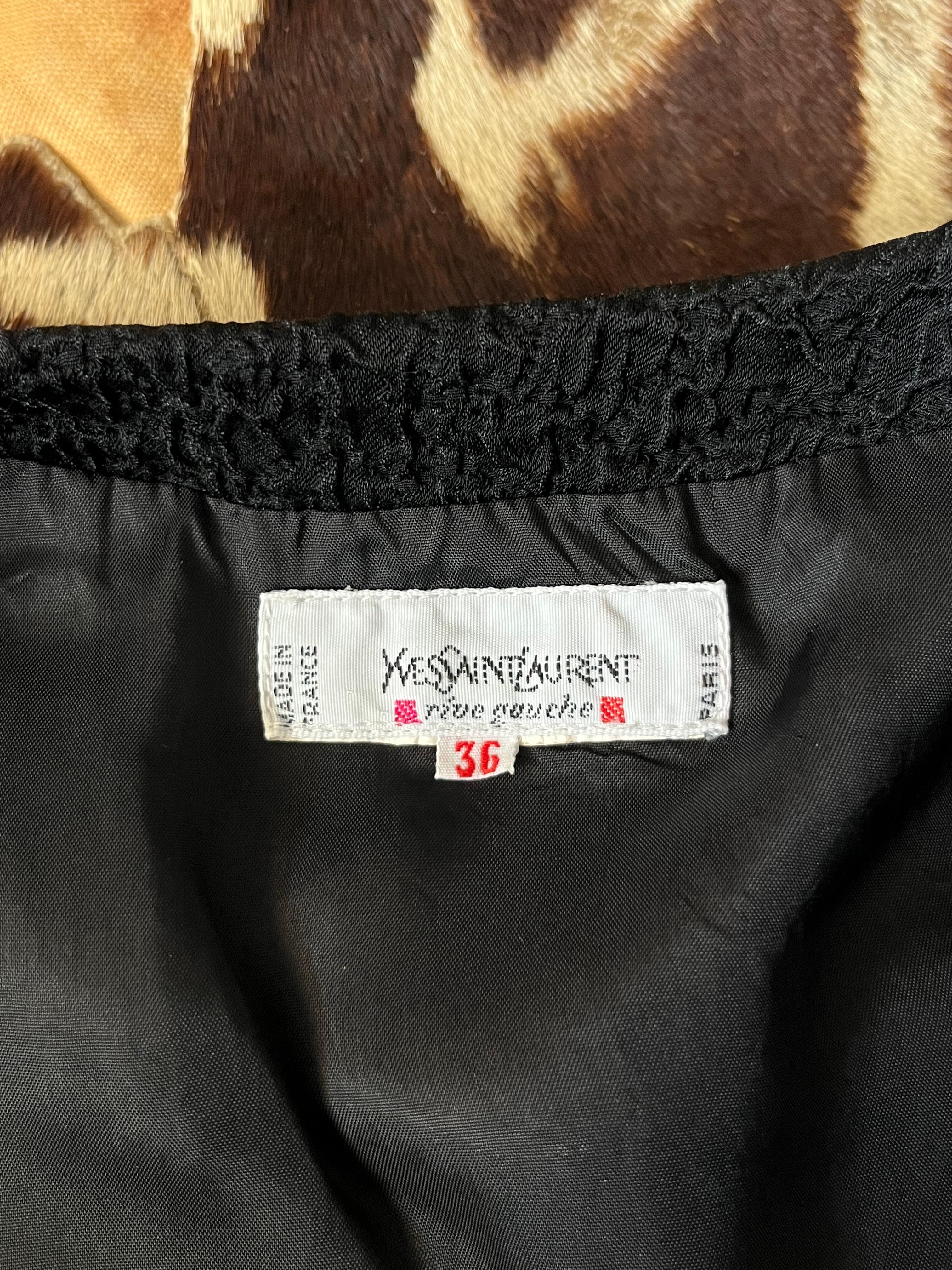 black pants ysl suit with gold buttons For Sale 11