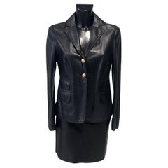Completo Trussardi in pelle in ottime condizioni