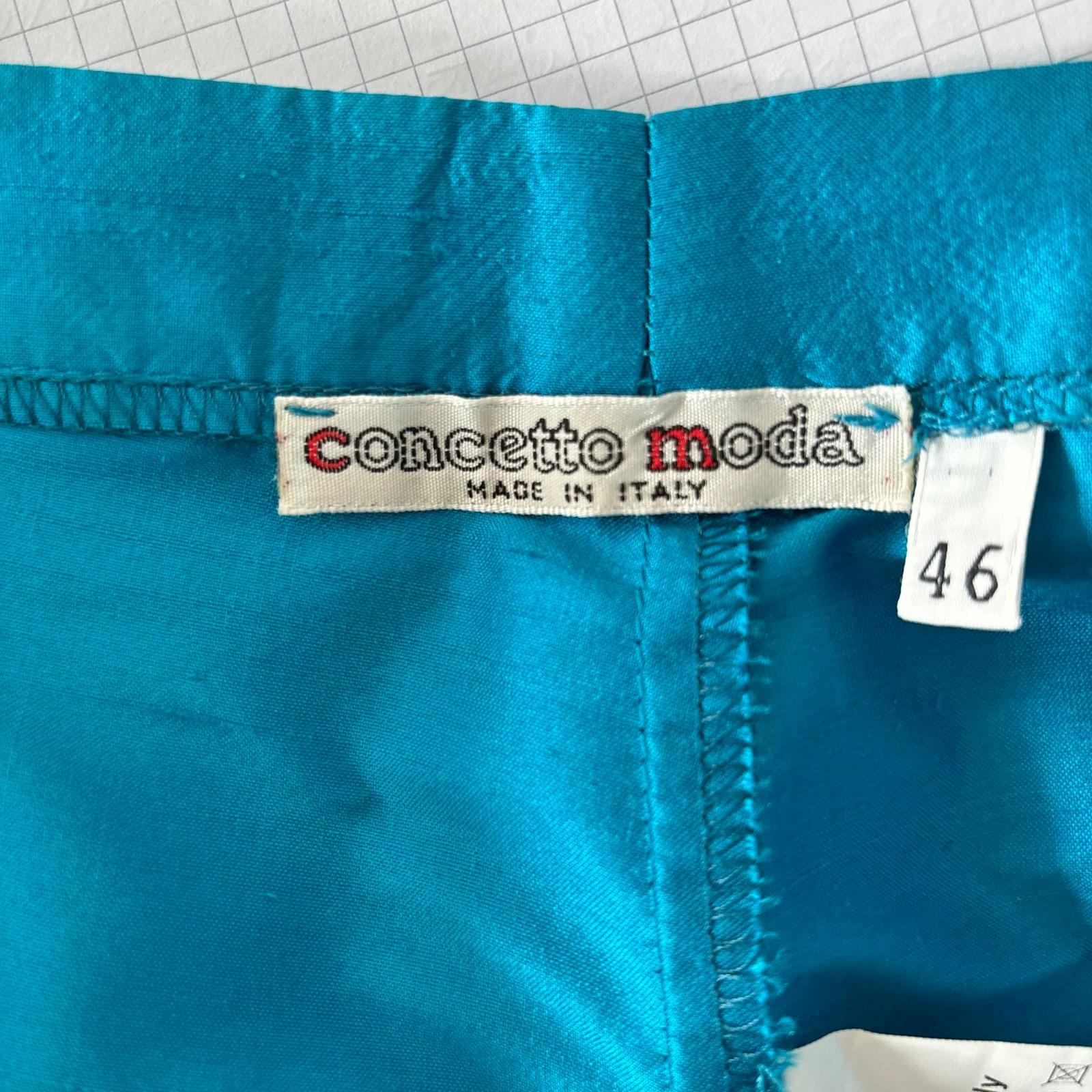 Traje de seda vintage de los años 90 en excelente estado en venta 2