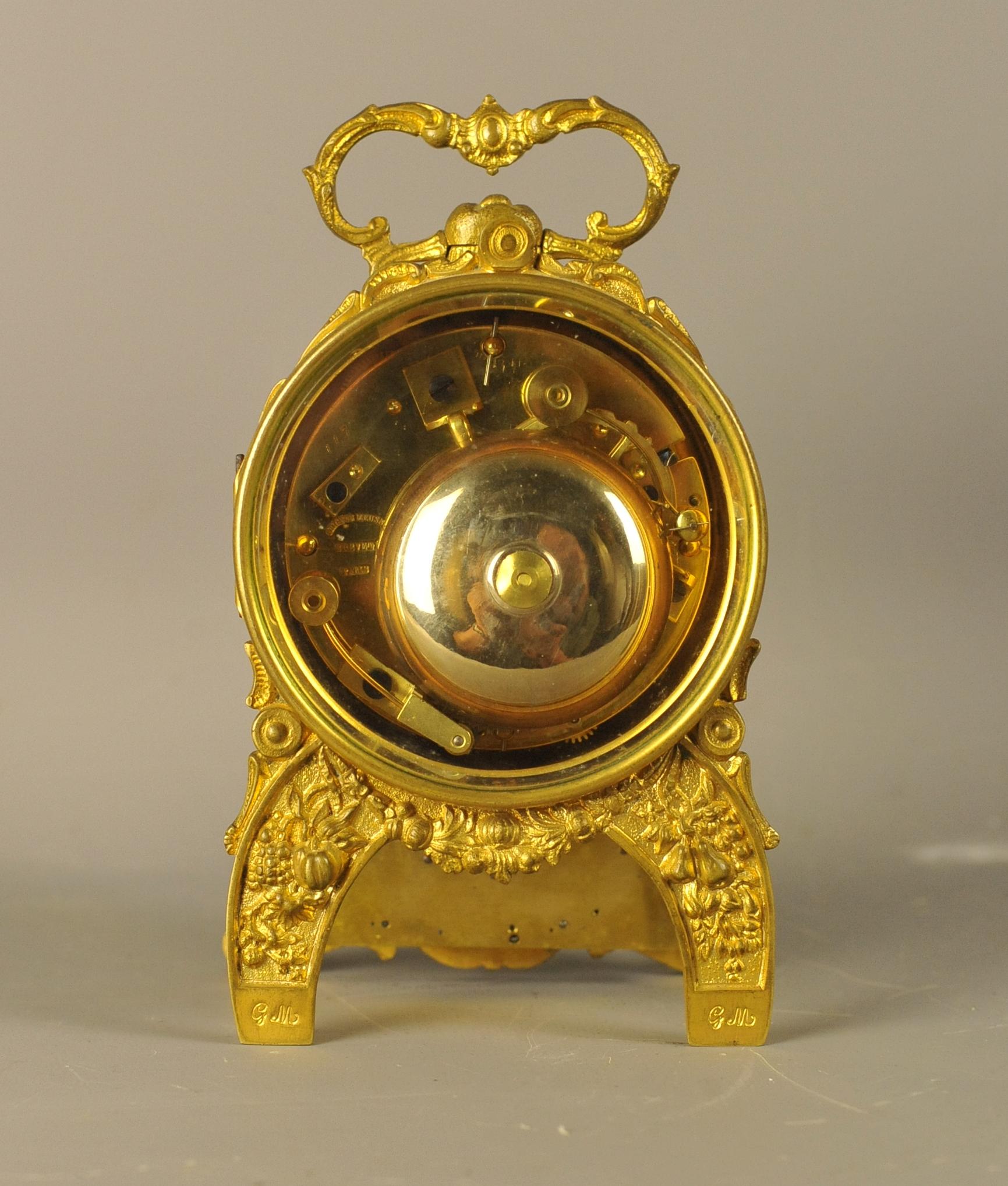 Mid-19th Century Complex Calendar Carriage Clock with Duplex Escapement For Sale