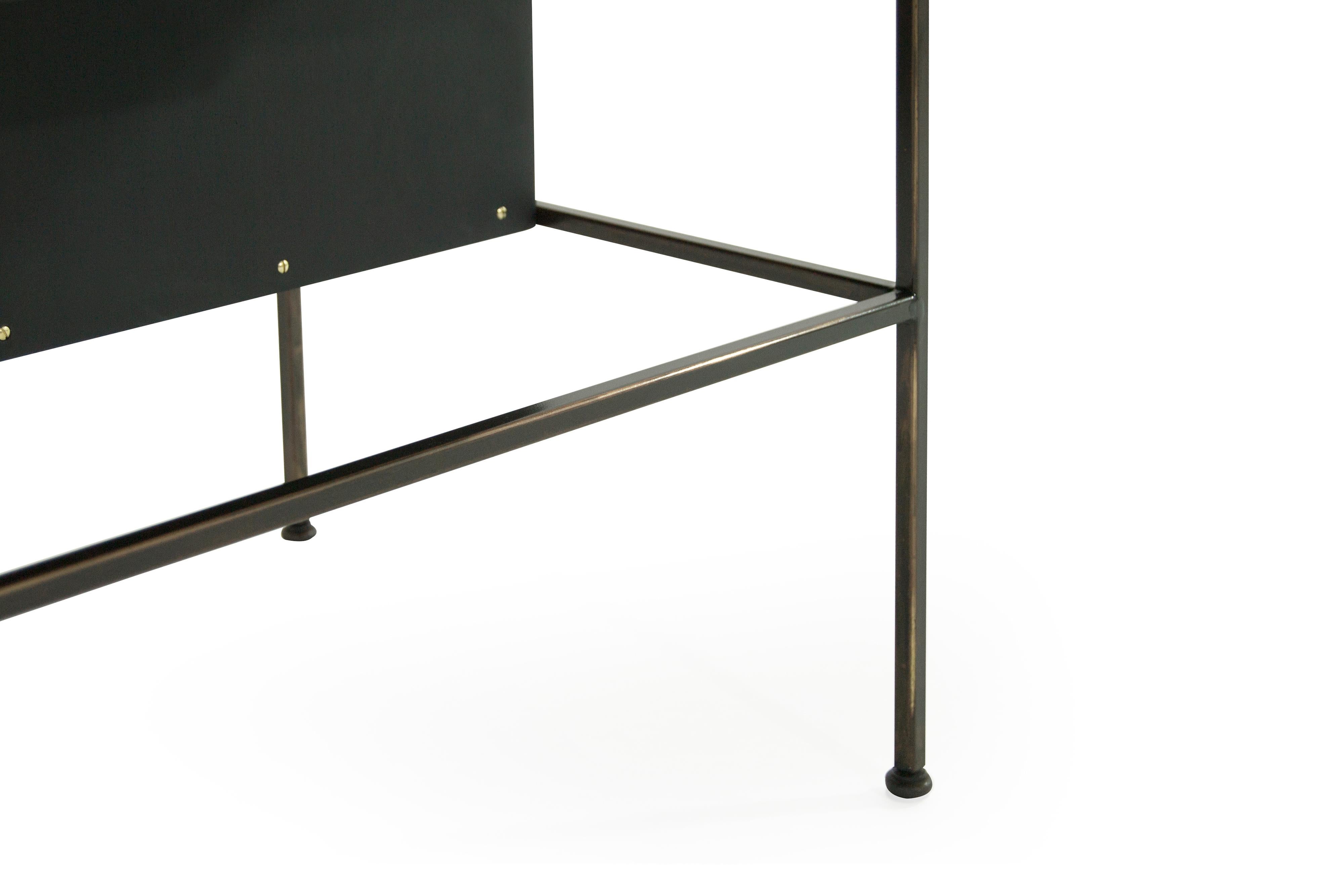 Complimenting Set of Bronze End Tables by Paul McCobb 5