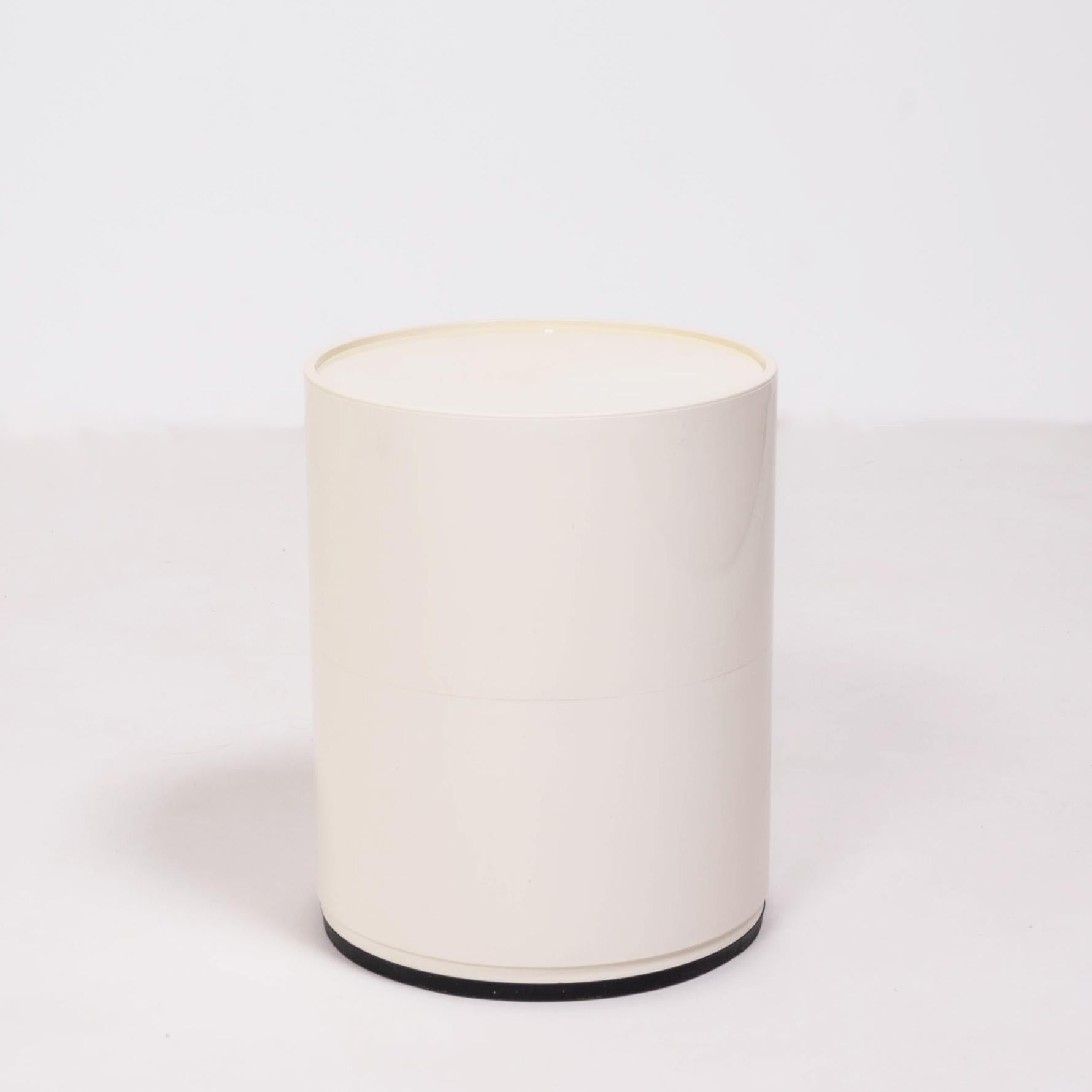 Componibili Ivory Storage Units, by Anna Castelli Ferrieri for Kartell, Set of 2 1