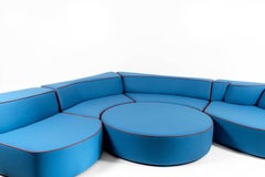 JPDemeyer Home Collection Comporta Modular Foam Sofa, Belgian Flat-Woven Wool