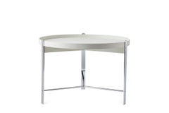 Compose Coffee Table Warm White Oak Chrome by Warm Nordic