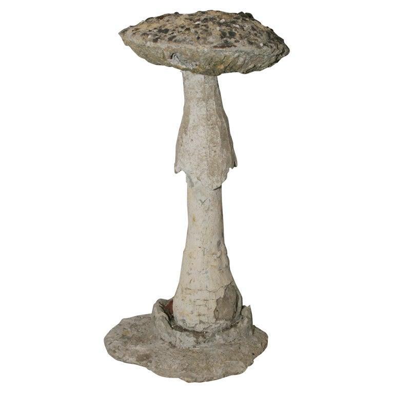 Composed Stone Mushroom Garden Ornament