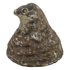 Composite Stone Mole Garden Ornament, England 1960s