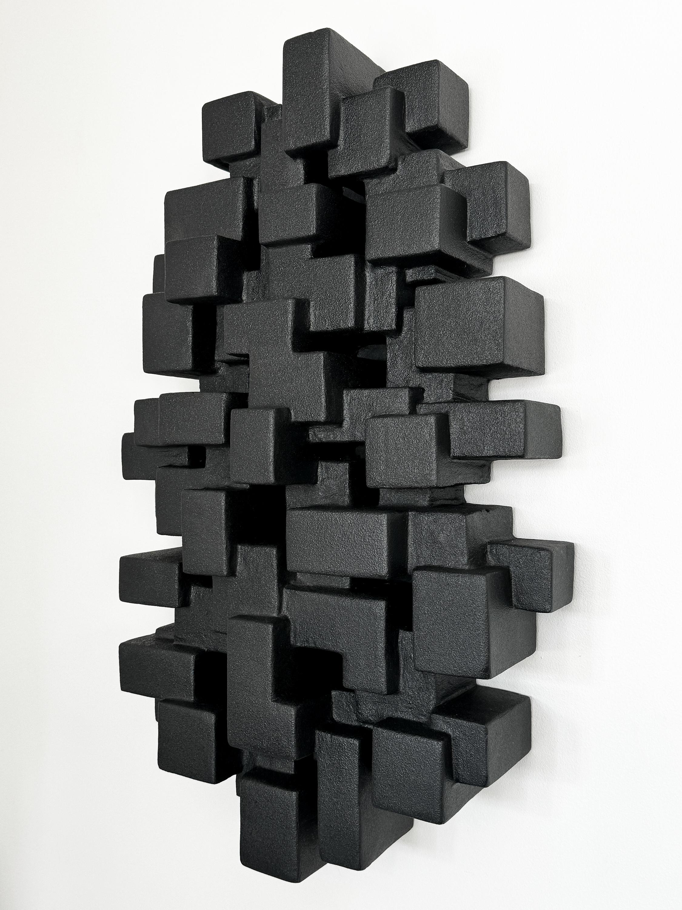 Geometrische abstrakte Wandskulptur „Composition 20.1“ von Dan Schneiger (amerikanisch) im Angebot