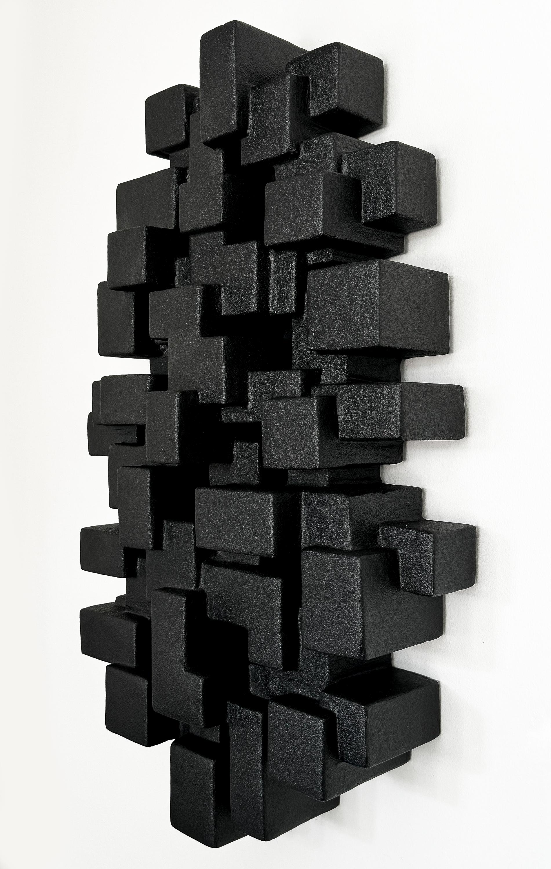 Geometrische abstrakte Wandskulptur „Composition 20.1“ von Dan Schneiger im Zustand „Hervorragend“ im Angebot in Chicago, IL