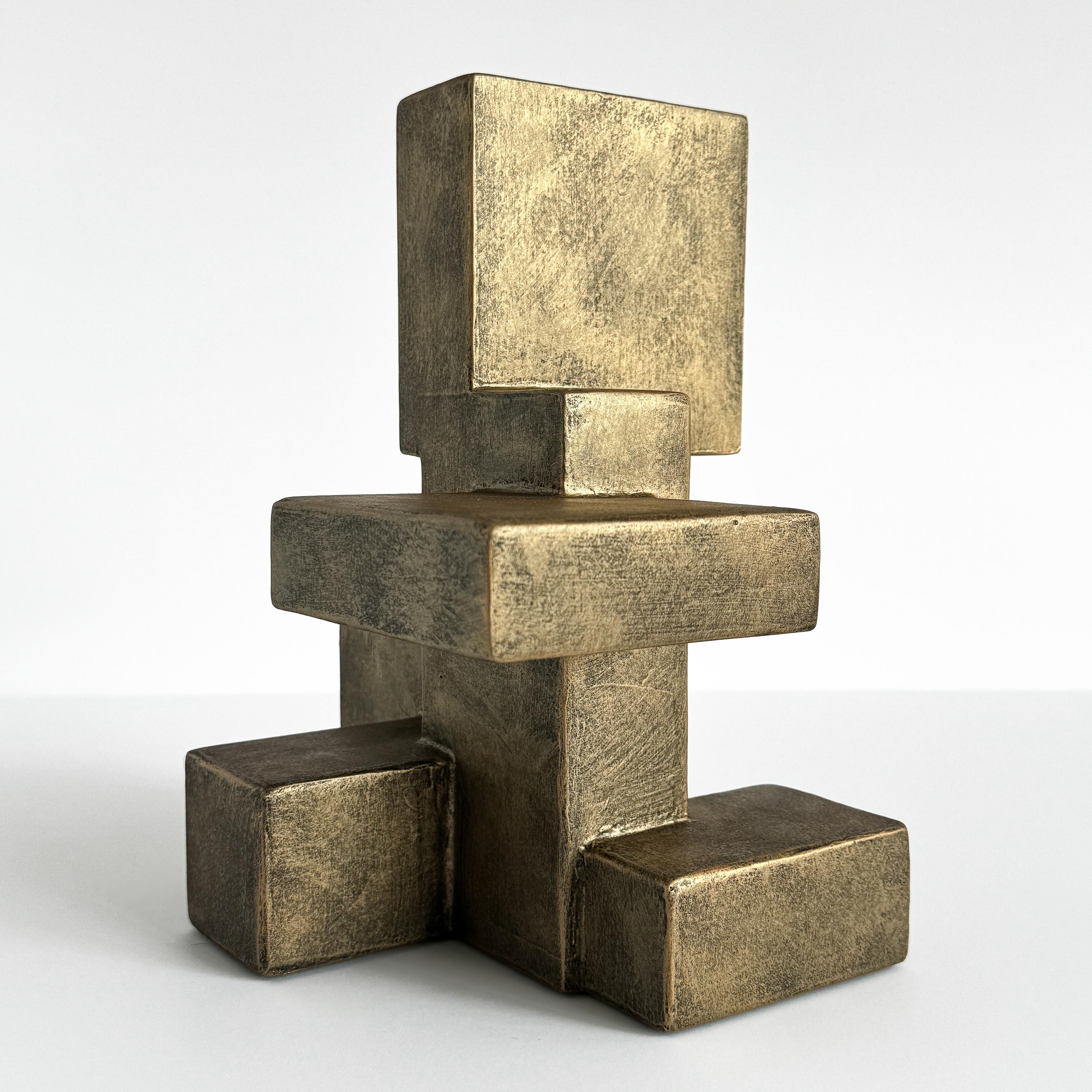 Kubistische abstrakte Skulptur „Composition 202.2“ von Dan Schneiger im Zustand „Hervorragend“ im Angebot in Chicago, IL