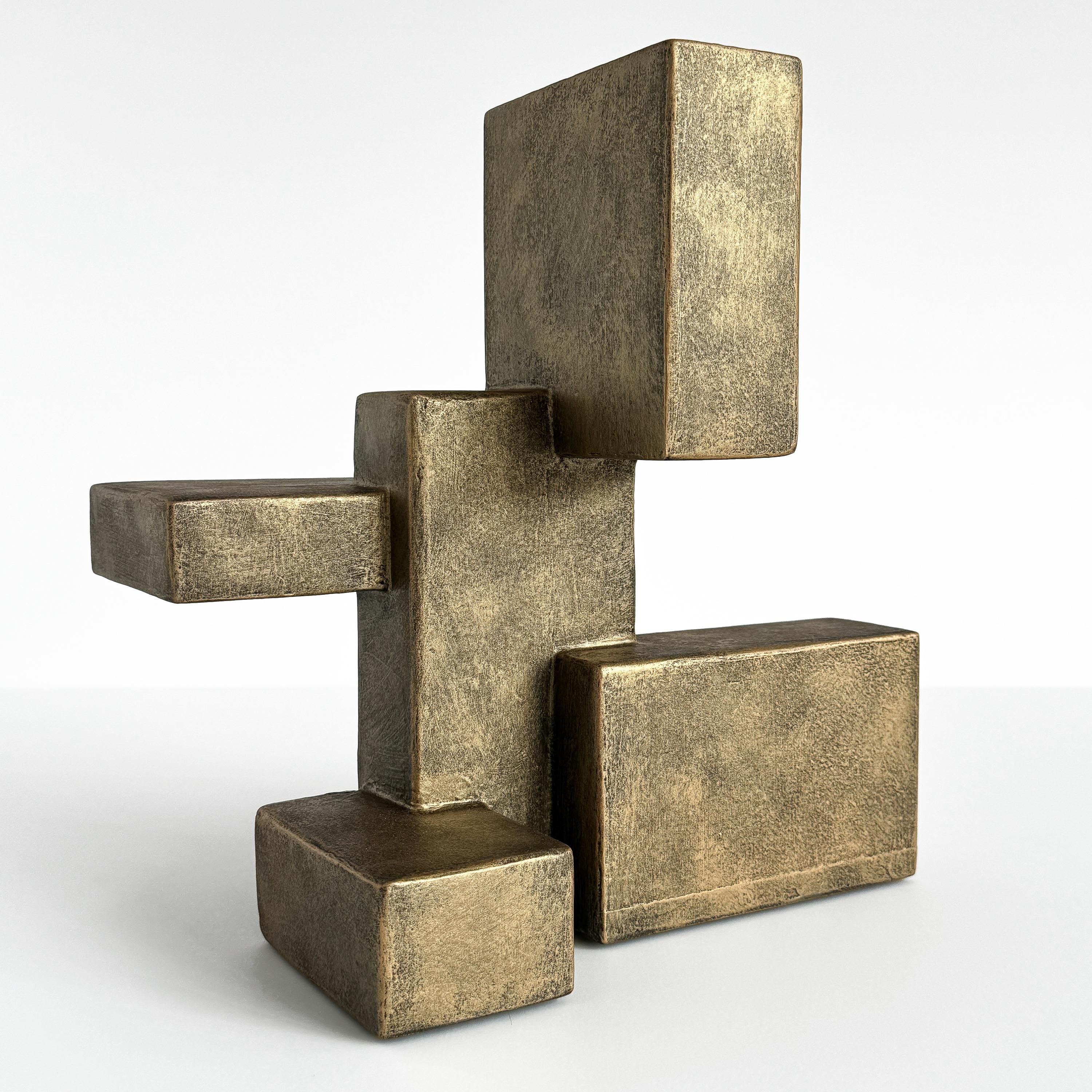 Kubistische abstrakte Skulptur „Composition 202.2“ von Dan Schneiger (Schaumstoff) im Angebot
