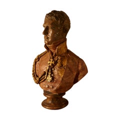 Composition Bust of The 1st King of the Belgians, Leopold 1st