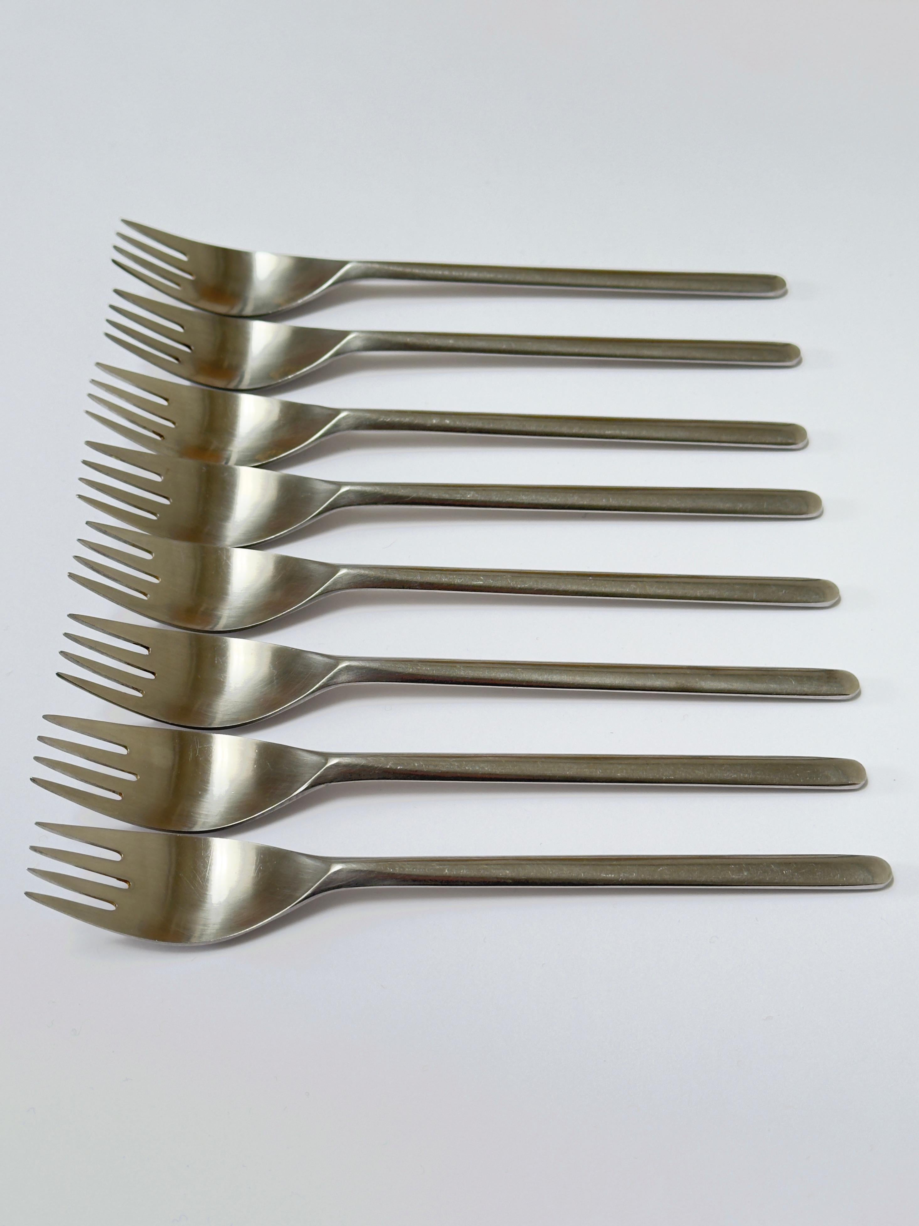 Composition Cutlery Set, Tapio Wirkkala for Rosenthal, Germany 1963 In Good Condition For Sale In St Ouen, FR
