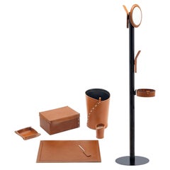 Conjunto de oficina y estudio en piel ANDREA