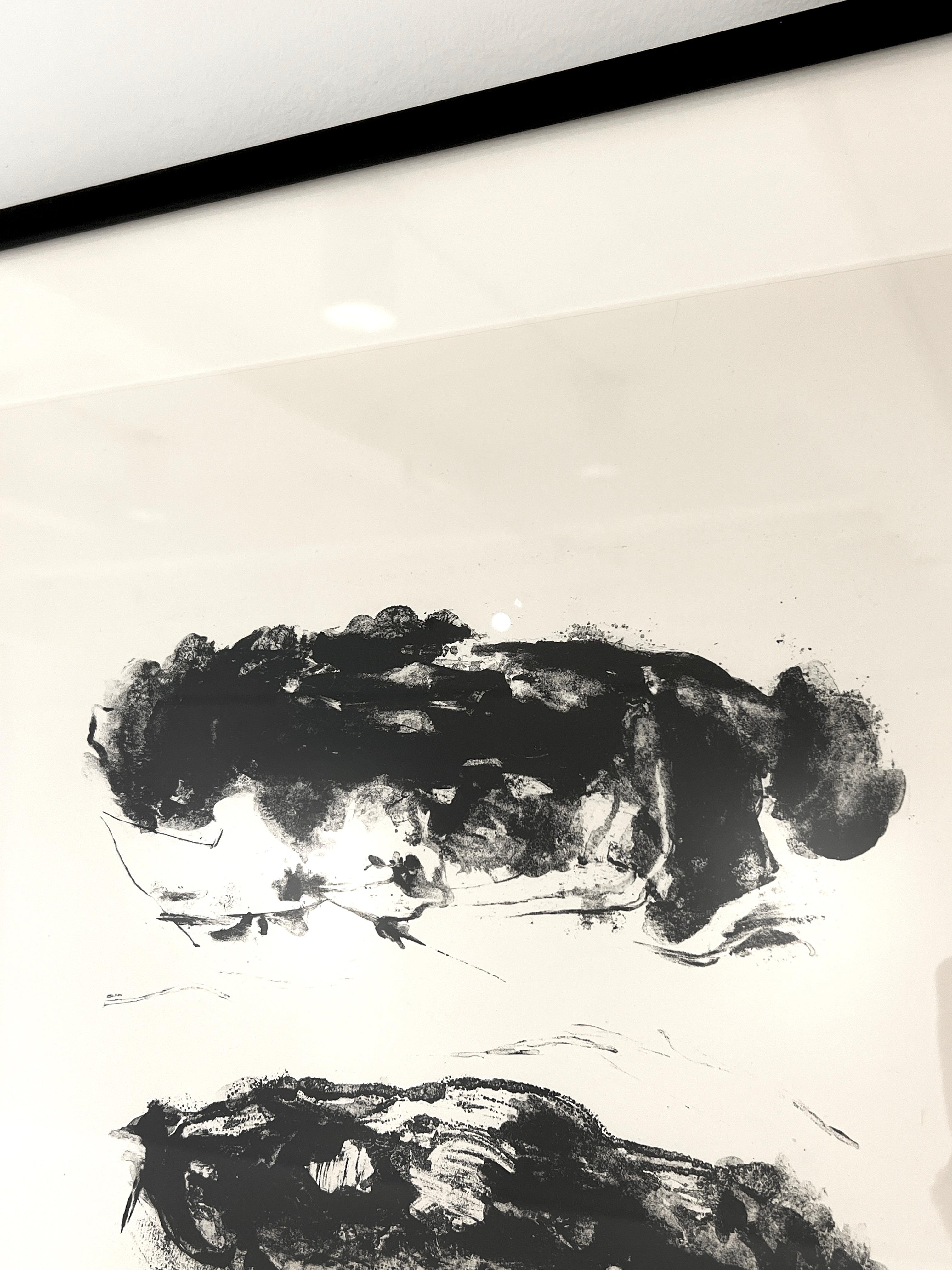 Lithographie 'Komposition II' von Adja Yunkers im Zustand „Gut“ im Angebot in New York, NY