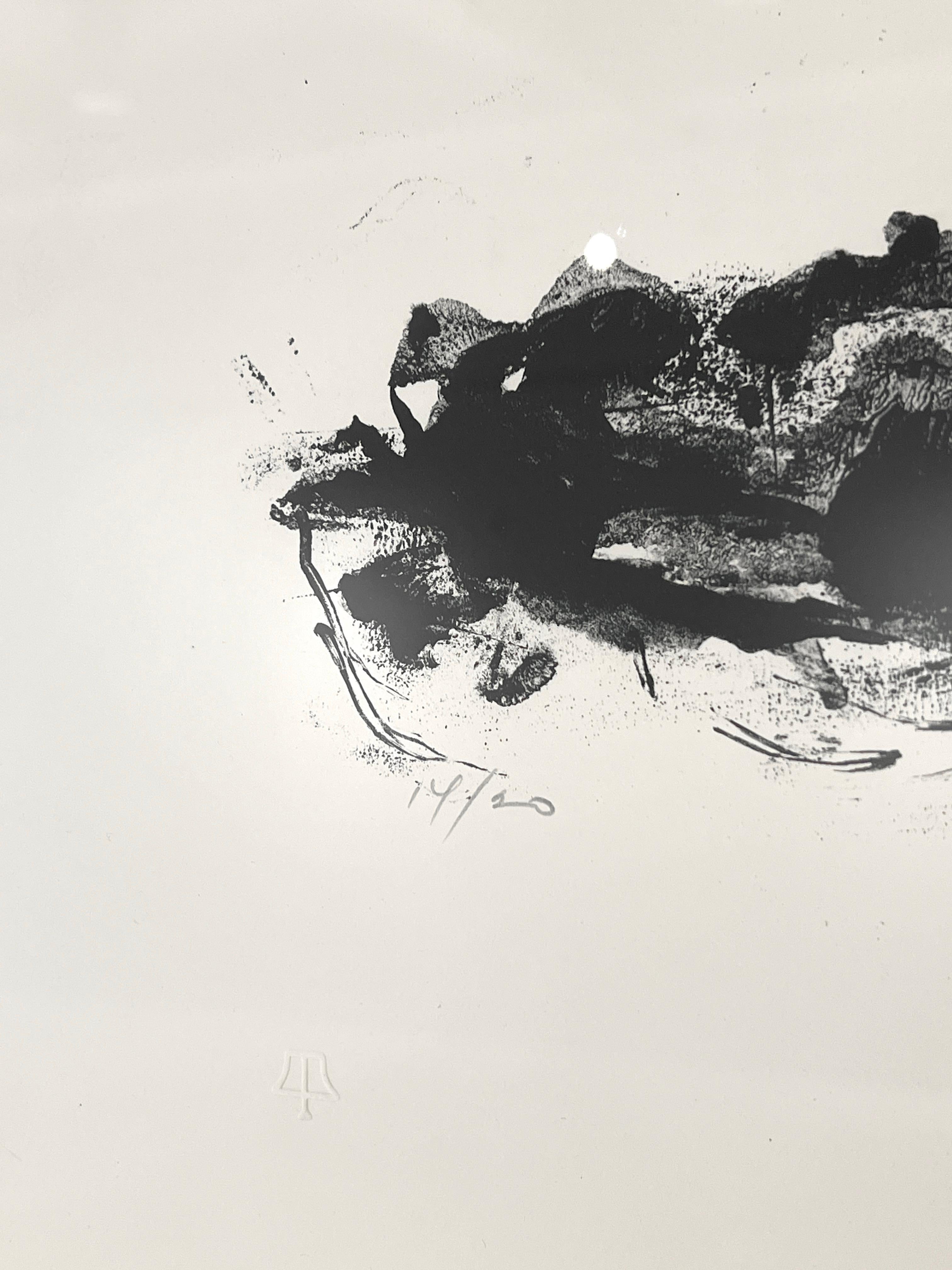 Lithographie 'Komposition II' von Adja Yunkers im Angebot 2
